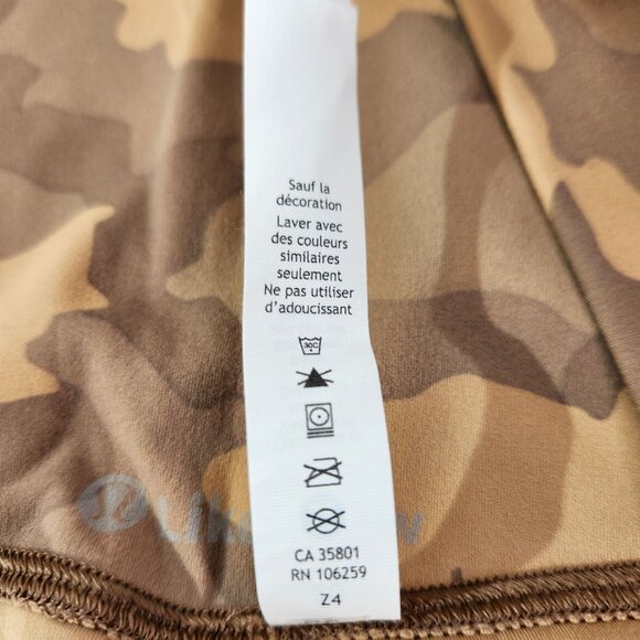 Lululemon Align High Rise Pant Camo Heritage 365 Camo Beige Womens Size 20 - Picture 11 of 13